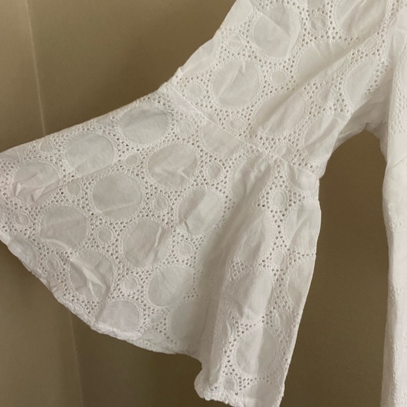 J. Crew white bell sleeve dress - NWT - Picture 4 of 11